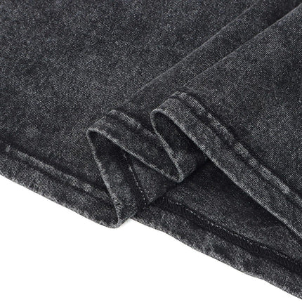 Mein Shop 0 Retro Cotton-padded Clothes T-shirt Street Hip Hop Casual Short Sleeve Men Clothing Top