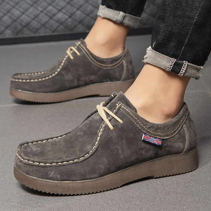 Mein Shop 0 Trendy British Leather Sneakers—-8101