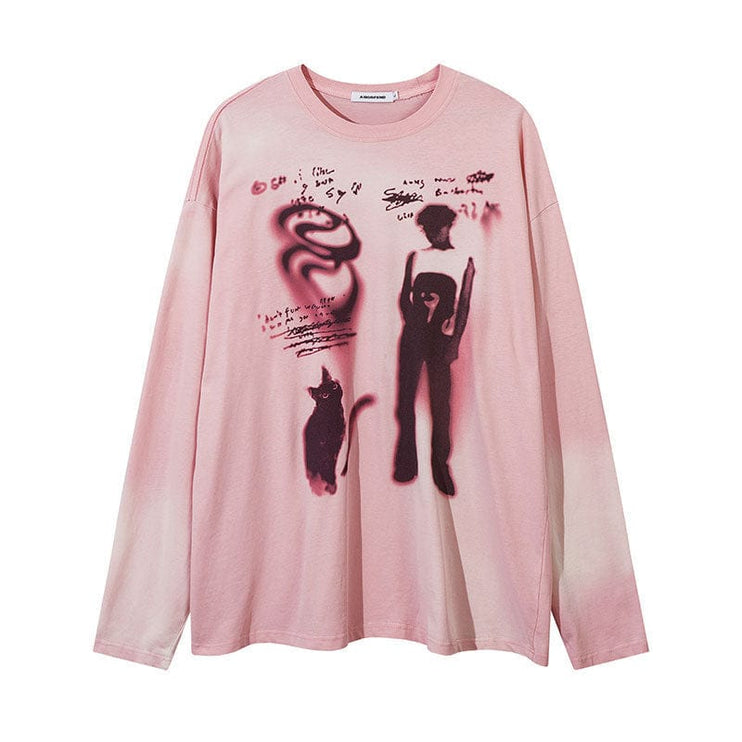 Mein Shop 0 Trendy Loose Leisure All-matching Bottoming Top