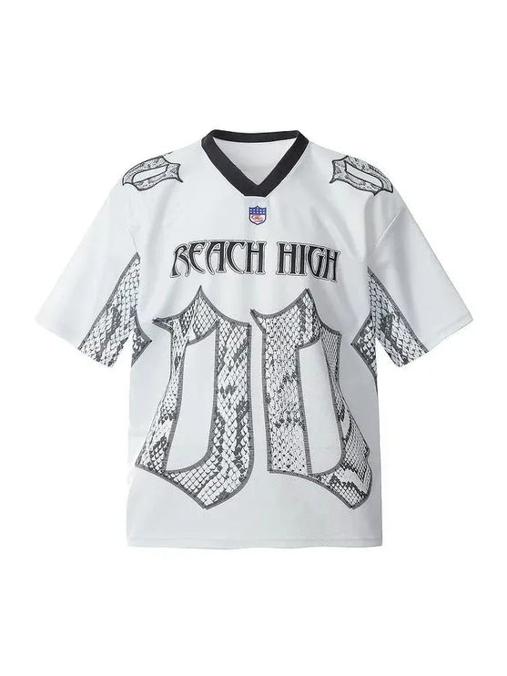 TALKLESSFASHION Alphanumeric Printed  T-Shirt