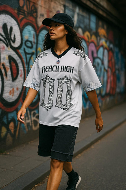 TALKLESSFASHION Alphanumeric Printed  T-Shirt