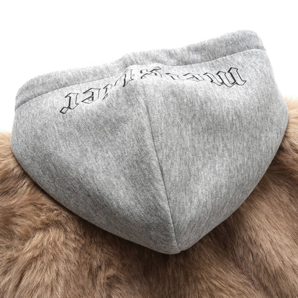 TALKLESSFASHION American Faux Fur Cropped Layered Jacket