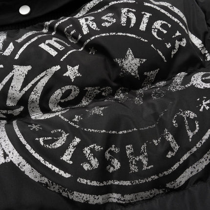 TALKLESSFASHION American Fur Collar Cropped Puffer