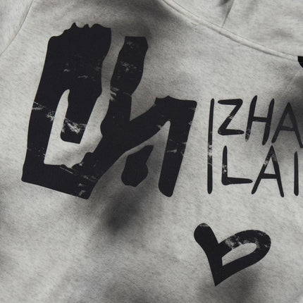 TALKLESSFASHION American fur collar detachable hooded fleece sweatshirt for women 2025 winter loose tie-dye distressed cardigan jacket for men