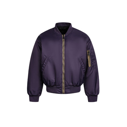 TALKLESSFASHION American Retro Padded Bomber Jacket