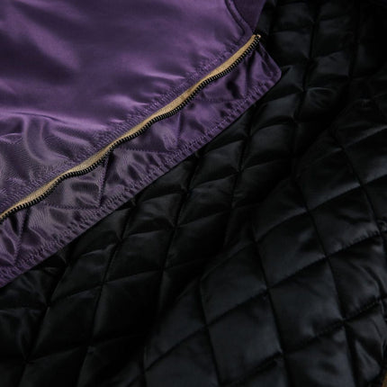 TALKLESSFASHION American Retro Padded Bomber Jacket