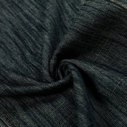 TALKLESSFASHION Bamboo Texture Wide-Leg Jeans