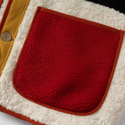 TALKLESSFASHION Bauhaus Geometric Lambswool Jacket