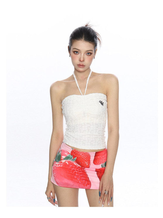 TALKLESSFASHION BIGGOLD sexy hot girl halterneck strap bandeau vest women's summer pure desire vacation style slimming sleeveless top