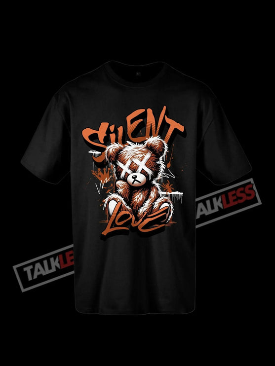 TALKLESSFASHION Black / S SILENT LOVE   T-Shirt Short Sleeve unisex
