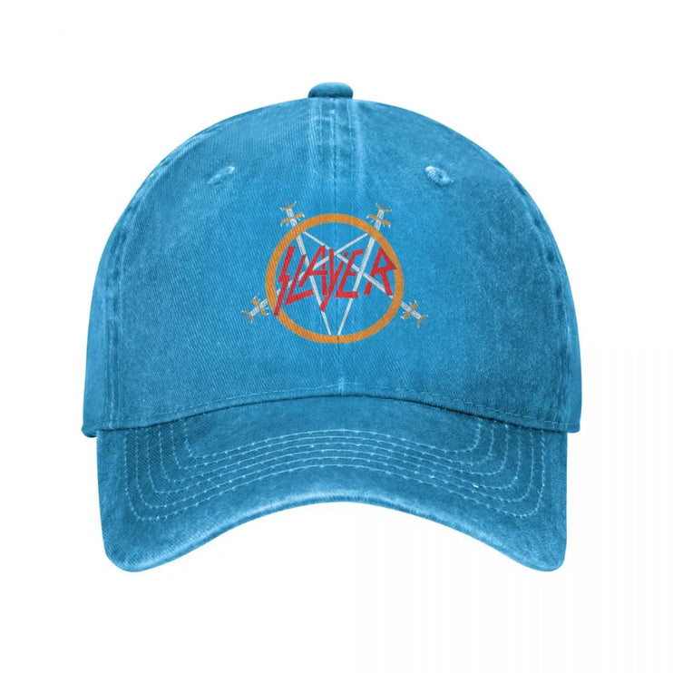 TALKLESSFASHION Blue / One Size Heavy Slayer Unisex Style Caps Hat —5022