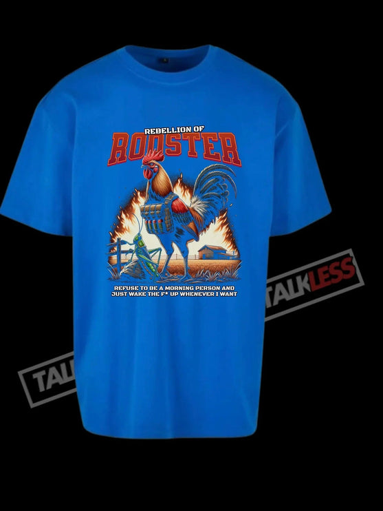 TALKLESSFASHION Blue / S REBELLION OF BOOSTER unisex oversize T-Shirt Short sleeve