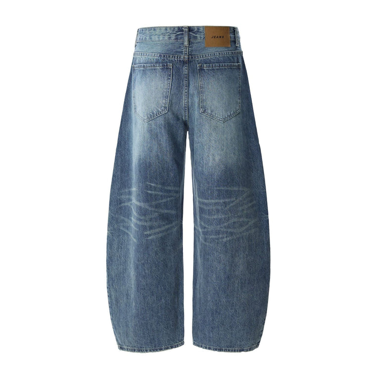 TALKLESSFASHION Blue Washed Denim jeans