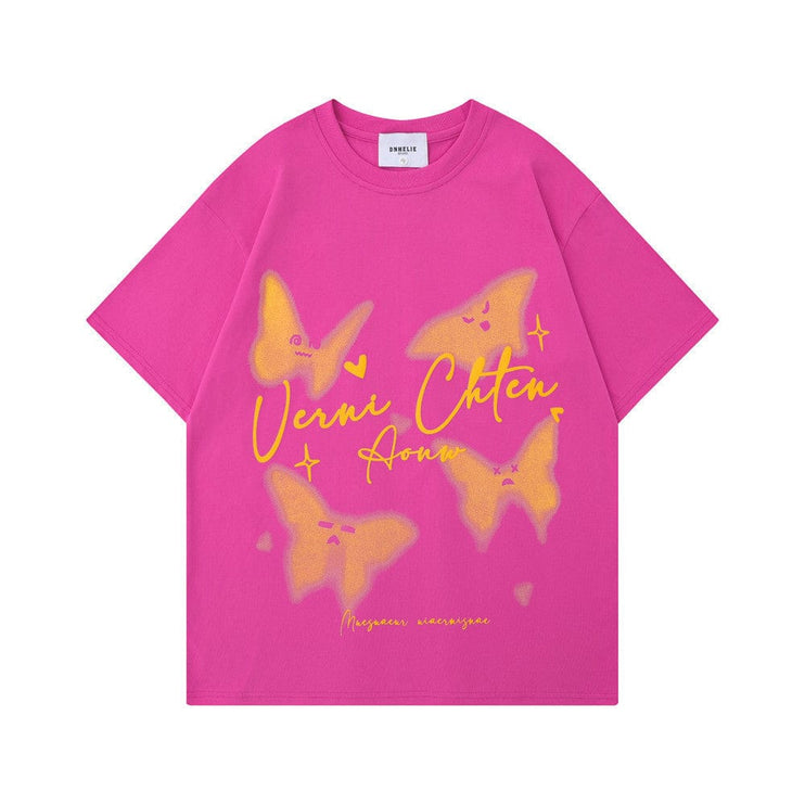 TALKLESSFASHION Butterfly swag T-Shirt —-6332