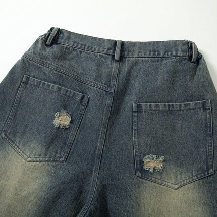 TALKLESSFASHION Camouflage Contrast Stitched Jeans