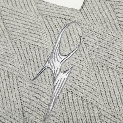 TALKLESSFASHION Campus Style Fake Two-Piece Sweater