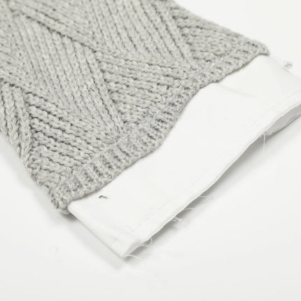 TALKLESSFASHION Campus Style Fake Two-Piece Sweater