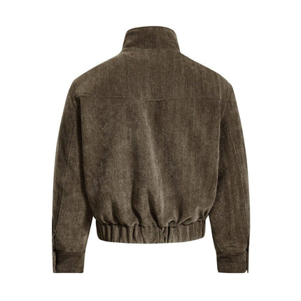 TALKLESSFASHION Cargo Stand-Up Collar High Street Jacket