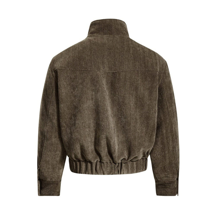 TALKLESSFASHION Cargo Stand-Up Collar High Street Jacket