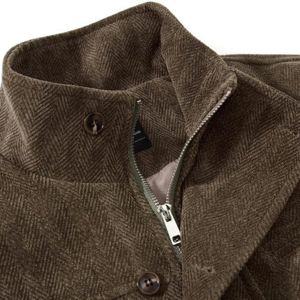 TALKLESSFASHION Cargo Stand-Up Collar High Street Jacket
