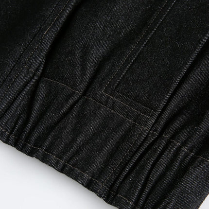 TALKLESSFASHION Chaotic Contrast Patchwork Street Jacket