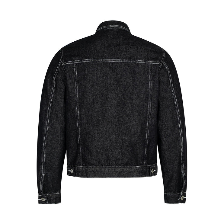 TALKLESSFASHION Chaotic High Street Individuality Design Loose Denim Jacket