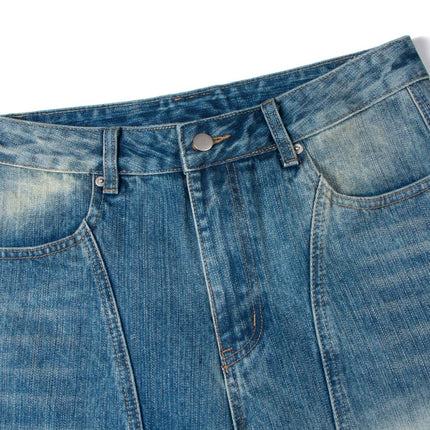 TALKLESSFASHION Clean Fit Machete Denim