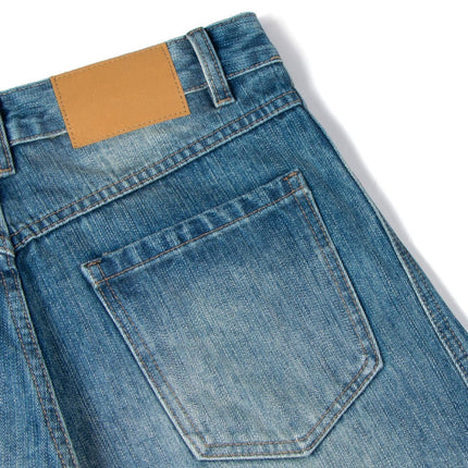 TALKLESSFASHION Clean Fit Machete Denim