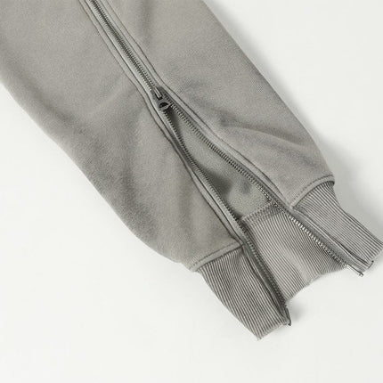 TALKLESSFASHION Deconstructed Gradient Zipper Jacket