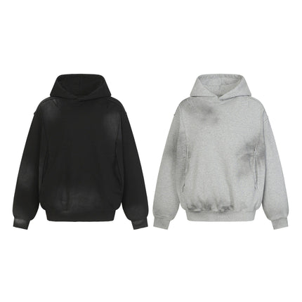 TALKLESSFASHION Dirty Wash Special Shape Hoodie