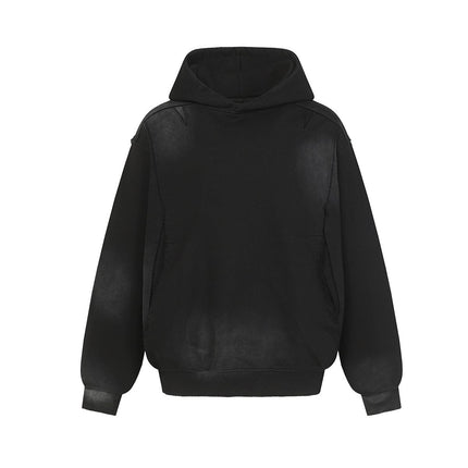 TALKLESSFASHION Dirty Wash Special Shape Hoodie