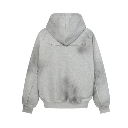 TALKLESSFASHION Dirty Wash Special Shape Hoodie