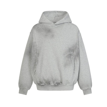 TALKLESSFASHION Dirty Wash Special Shape Hoodie