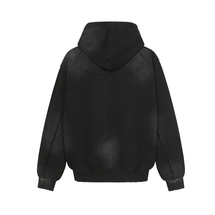 TALKLESSFASHION Dirty Wash Special Shape Hoodie