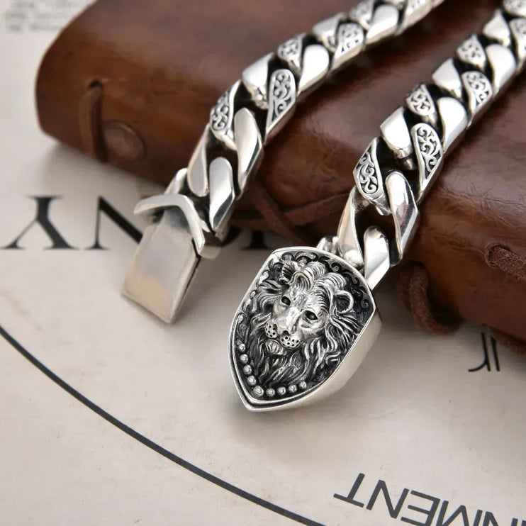 TALKLESSFASHION domineering lion tank bracelet