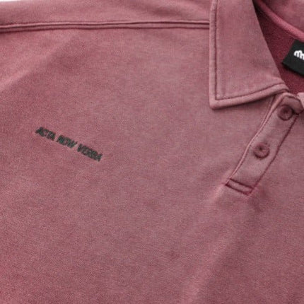 TALKLESSFASHION Embroidered Lapel Pullover Sweatshirt