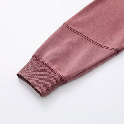 TALKLESSFASHION Embroidered Lapel Pullover Sweatshirt