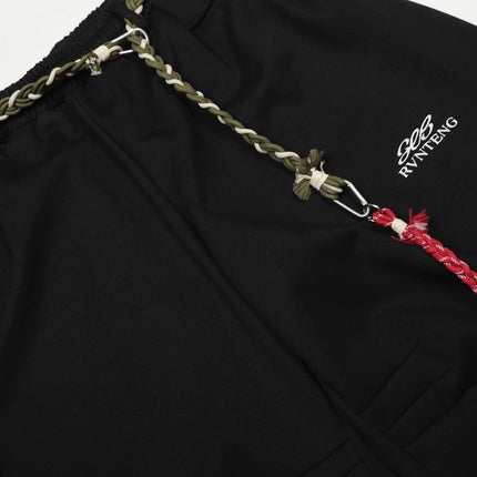 TALKLESSFASHION Fleece Scimitar Wide-Leg Sweatpants