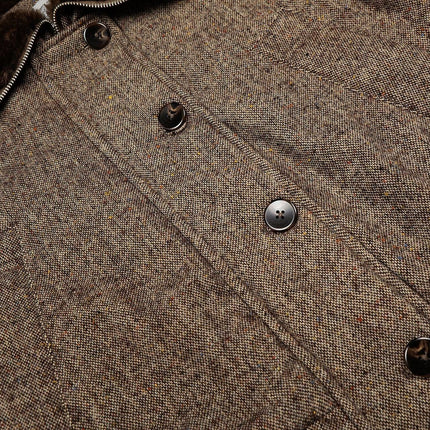 TALKLESSFASHION fur collar fleece padded jacket