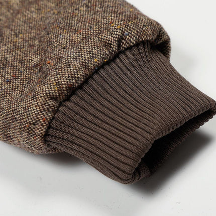 TALKLESSFASHION fur collar fleece padded jacket