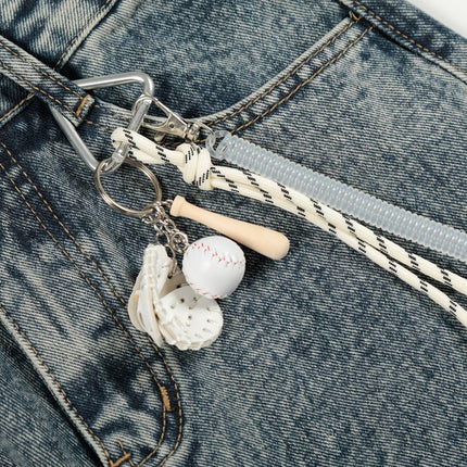 TALKLESSFASHION High Street Three-Bar Scimitar Jeans