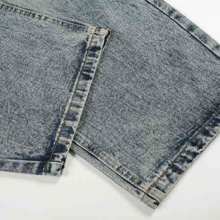 TALKLESSFASHION High Street Three-Bar Scimitar Jeans