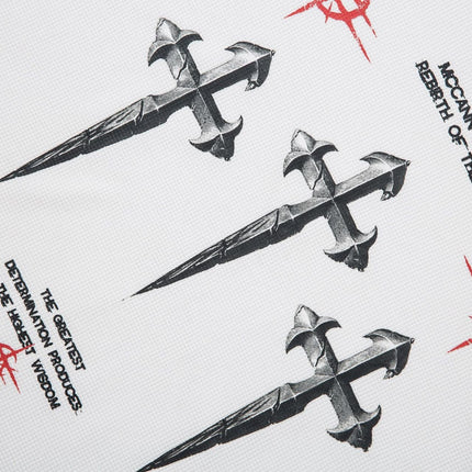 TALKLESSFASHION Hip-Hop Dark Cross Graphic Long Sleeve Tee