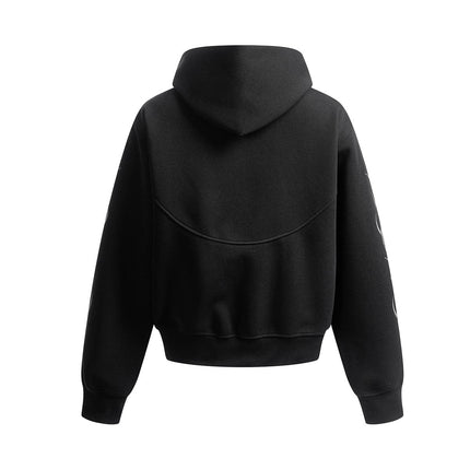 TALKLESSFASHION Hip-Hop Oversized Zipper Hoodie