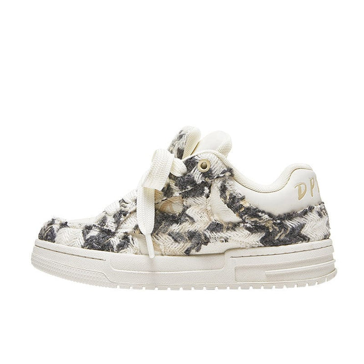 TALKLESSFASHION Ink Painting / 35 Damage Wind Classic Style Bread Shoes—5644