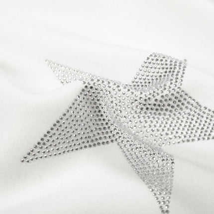 TALKLESSFASHION Jiayiku trendy brand 2025 winter fleece sweatpants, American retro hot diamond cutlash pants, sweatpants, loose wide-leg pants