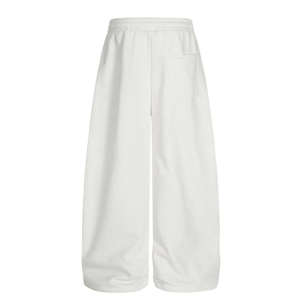 TALKLESSFASHION Jiayiku trendy brand 2025 winter fleece sweatpants, American retro hot diamond cutlash pants, sweatpants, loose wide-leg pants