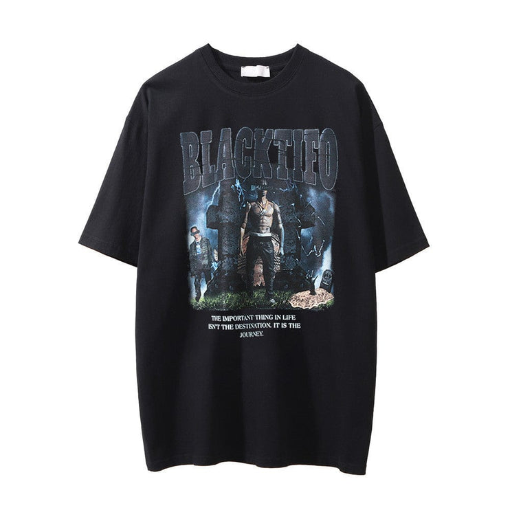 TALKLESSFASHION Journey of life Inspo T-shirt—4277