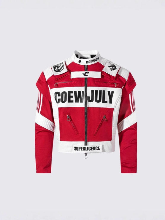 TALKLESSFASHION K1E autumn new product versatile American retro high-end sense motorcycle uniform simple stand-up collar jacket jacket for men and women