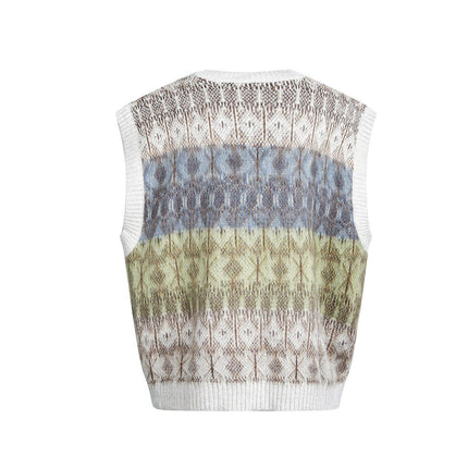 TALKLESSFASHION Korean Couple V-Neck Sweater Vest